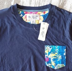 Men's Original Penguin Navy T-Shirt Size Large New